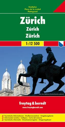 Freytag Berndt Stadtpläne : Zürich (City Map): 1:12500 (freytag & berndt Stadtplan)