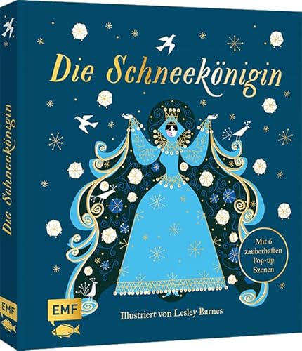Die Schneekönigin – Zauberhaftes Pop-up Märchenbuch: Mit 6 beeindruckenden Szenen, wunderschöner Illustration und edler Goldfolienprägung | ab 4 Jahren