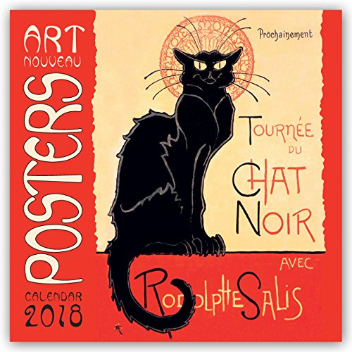 Art Nouveau Posters – Jugendstil 2018: Original Flame Tree Publishing-Kalender [Kalender] (Wall-Kalender)
