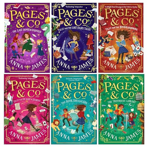 Pages & Co Series 6 Books Collection Set (Tilly And The Bookwanderers, The Lost Fairy Tales, The Map Of Stories, The Book Smugglers, The Tree House Library & The Last Bookwanderer)