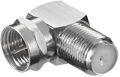 SAT F-Winkeladapter 90° Grad (Stecker/ Buchse)