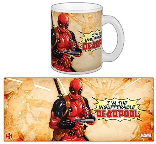 Sémic SMUG104, Tazza con Deadpool Insufferable, Bianco