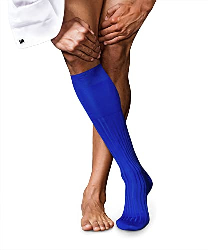 FALKE Herren Kniestrümpfe No. 13 M Kh Baumwolle lang einfarbig 1 Paar, Blau Olympic 6940, 39-40