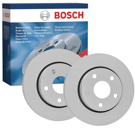 Bosch BD2177 Brake Disc Set - 302 mm Vented Coated Discs - Front Axle - ECE-R90 Certified - Great Cooling, Advanced Corrosion Protection - 1 Set of 2 Discs