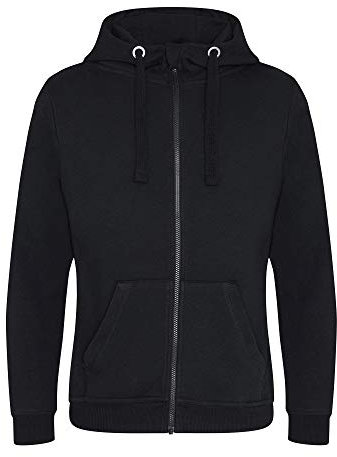AWDis Just Hoods JH150 Heavyweight Zoodie - Jet Black - XS