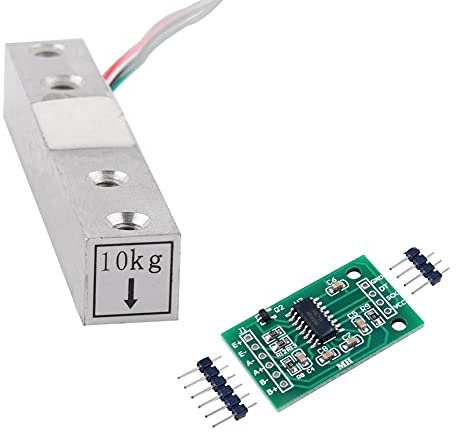 10KG Wägezelle mit HX711 Modul, Gewichtssensor für Arduino, DIY Waage