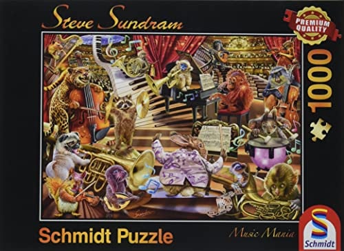Schmidt | Steve Sundram: Music Mania (1,000 pieces) | Jigsaw Puzzle | Ages 12+