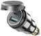 INTERPHONE ACCDIN2USBTYPEC - Adaptador de Aluminio para Moto DIN 12 V a USB y Type C