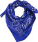 fashionchimp XXL Nicki-Halstuch aus 100% Baumwolle, 70x70 cm, Unisex Bandana, Halstuch, extra groß (Paisley-Royalblau)