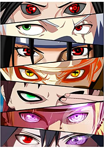 RUIYANMQ Puzzle 1000 Teile Japanischer Klassiker Anime Kaki Sasukes Itachi Comic Poster Erwachsene Holzspiel Puzzle Freizeit Kunst Spielzeug Puzzles Uw46Zp