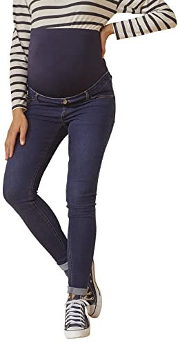 VERTBAUDET Jean Skinny de Grossesse Bandeau sans Couture Denim Brut 34