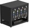 UCTRONICS Upgraded Complete Enclosure for Raspberry Pi Cluster, Compatible with Pi 5, 4B, 3B+/3B, and Other B Models, House Up to 4×2.5 SSD, Support PoE/PoE+ HAT and Switch, 2 Cooling Fans