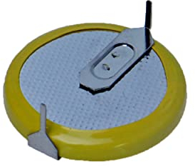 Akku LIR2032 40mAh Li-Ion 3.6V 1x1 quer
