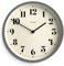 NEWGATE® Number Four Theatre Wanduhr | Moderne runde Uhr | 30cm | Französische Marine | Dekorative Zahlen | Ideal für Küche, Wohnzimmer oder Büro