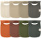 KeaBabies 8 Stück Baby Lätzchen Mädchen, Junge - Anzieh-Dreieckstuch Baby, Super Absorbierende Sabberlätzchen Baby, Halstuch Baby Neugeborene, Bio-Baumwolle Drool Lätzchen Baby, Babylätzchen(Brick)