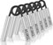 ZEAGUS Handtrainer Unterarmtrainer 6er-Pack, 45KG-157.5KG Metall Fingertrainer, Rutschfester Griffkraft Trainer, Hochbelastbares Handgriff für Muskelaufbau und Hand-Rehabilitationsübungen