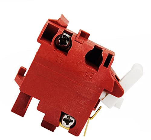 Daweglop 2 PièCes Bouton de DéClenchement Interrupteur pour GWS7-125 Accessoire Interrupteur Meuleuse D'Angle pour 5-115 550 Outils éLectriques
