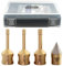 SHDIATOOL Diamond Core Drill Bit,Hole Saw Cutter 6/6/8MM/20MM Diamond Chamfer Bits M14 Thread for Concrete Granite Marble Porcelain Tile Masonry Brick,4PCS