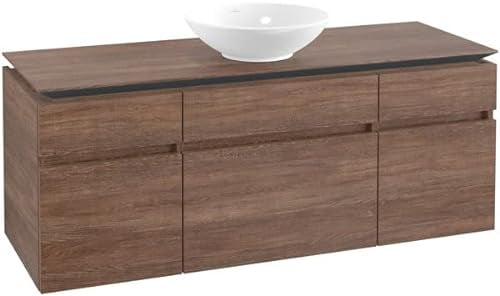 Villeroy & Boch Legato Waschtischunterschrank B586, 1400x550x500mm, Waschtisch mittig, Farbe: White Matt