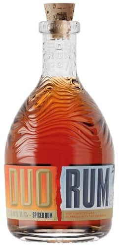 Duo Spiced Rum 70cl, 40 pct ABV - Crafted in Scotland at BrewDog Distilling with Caribbean rum - Zesty orange, lime, vanilla, ginger & kola - Perfect for spiced cocktails, rum & cola or spritzes