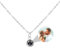 OTXIXTO Personalisierte 925 Sterling Silber Foto Projektion Anhänger Halskette Bild Innen mit 100 Love Sprachen Charme Schmuck Erinnerung Geschenk für Frauen Mutter Freundin - B1