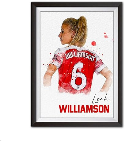 Leah Williamson Arsenal A4 Watercolour Style Digital Print Girls Football