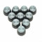 Guitar AMP-Amplifier Push on fit Knobs Replacement, Amp Knobs for DIY Loudspeaker Boxes(Silver)