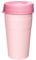 KeepCup Thermal - Vacuum Insulated Reusable Coffee Cup with Splashproof Sipper Lid - 16oz/454ml - Rose Pink