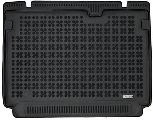 SMK Tapetes de goma para maletero adapta para Renault Kangoo III desde 2021 Mejore la comodidad de sus viajes con la alfombrilla antideslizante - alfombrilla para maletero de coche para todo tipo de c