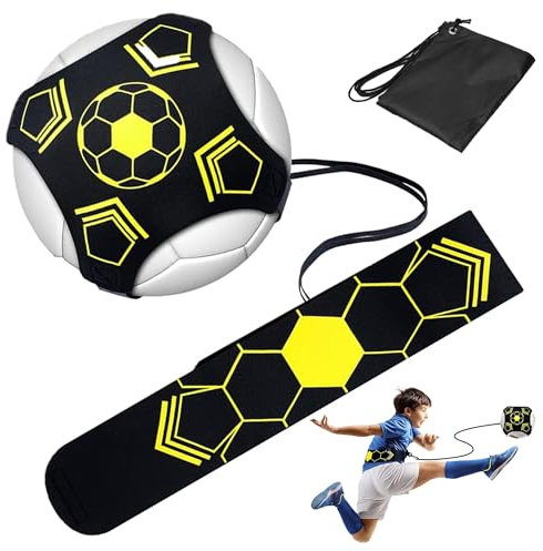 Fussball Trainer, Verstellbarer Taillengürtel Fussballtrainingsgürtel, Fussball Kick Trainer Kinder Mit Balltasche, Football Training Balls Ideal Für Kinder Und Erwachsene, Perfekt Für Fußballtraining