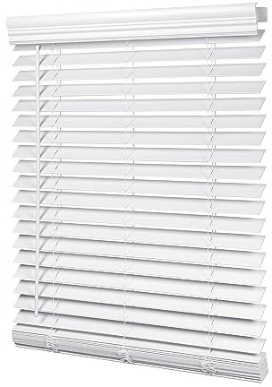 LazBlinds Horizontale Jalousien aus Kunstholz, 5,1 cm B x 213,4 cm H