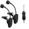 EasyByMall UHF Drahtloses Instrumenten-Mikrofon, Saxophon-Mikrofon, kabelloser Empfänger und Sender, für Trompeten, Klarinette, Cello (1 für 1)