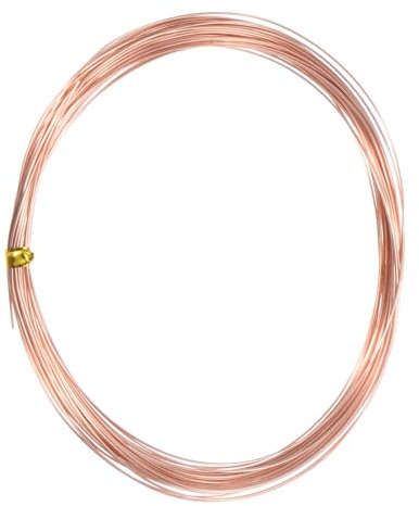M METERXITY 99.9% Soft Copper Wire, 24 Gauge 33FT Pure Copper Wire for DIY Crafting/Jewelry Making/Gardening Plant/Beading, Craft Wire [0.5mm, 10M]