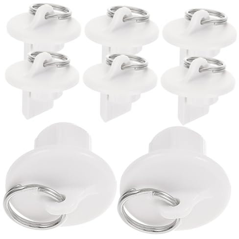 IWOWHERO 8pcs Roller up Blind Bungee Cord End Caps Blinds Replacement Parts Plastic Material End Caps Easy Install Bungee Cords Ball