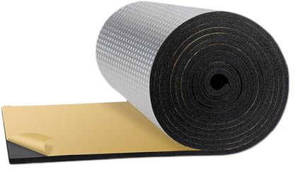BZJPRFC Tapis D'isolation Phonique, Feuille D'aluminium Autocollante en Coton, Épaisseur 5-30 Mm, Panneau Isolant for Voiture, for Utilisation dans Les Murs, Sols Et Toits(107.64 sqft,10mm Thick)