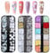 3D Nail Art Gem Accessories Kit - Acrylic Butterflies, White Flowers, Bear, Star AB Crystals, Cute Nail Charms, 3-Box Jewelry & Crafting Tools