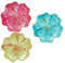 Brandani 51640 PIATTINO PRIMULA SET 6 PZ COLORI ASSORTITI MELAMINA, ø 20 cm