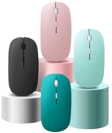 Generico Mouse Bluetooth Wireless, Compatibile con iPad, Computer, Telefoni Android e iOS, Multi-Dispositivo, nero - Mangári Store