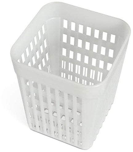 5×4×3 Inch PP Dishwasher Cutlery Basket, Hollow-Out Utensil Holder with Odor-Free, Toxic-Free Smooth Design, Silverware Basket for Kitchen Appliances