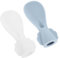 Mobestech 2 Piezas Cucharas de Silicona para Bebés Dosificador de Alimentos Ergonomía y Diseño para Alimentación Infantil Colores Brillantes y