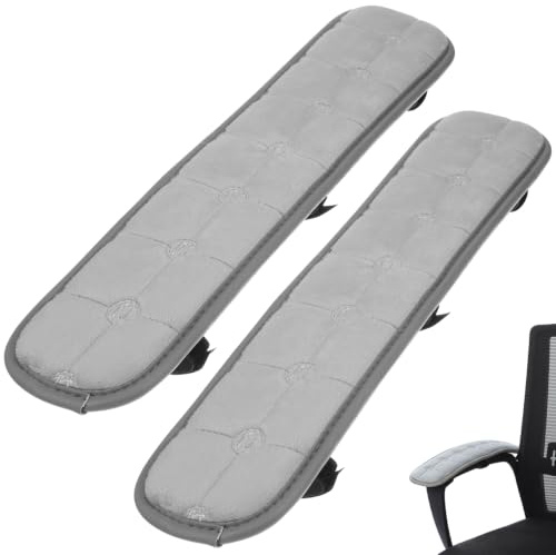 VICASKY Armlehnenschoner Armlehnen Polster Armauflage Schreibtisch Sessel | Gartenstühle Armlehnenbezug Armlehnens Pads Armlehnenpolster Stühle 45X4X0.4 Zoll Elastische Stuhl Armlehnenbezüge Weiche