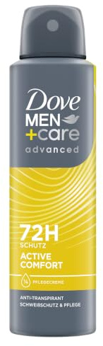 Dove Men+Care Advanced Anti Transpirant Spray Active Comfort FIFA-Edition Deodorant für 72 Stunden Schutz gegen Körpergeruch und Achselnässe 150 ml