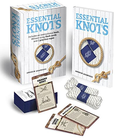 Essential Knots Kit: Includes Instructional Book, 48 Knot Tying Flash Cards and 2 Practice Ropes (Sirius Leisure Kits)