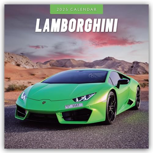 Lamborghini 2025 – 16-Monatskalender: Original Red Robin Publishing Ltd-Kalender [Mehrsprachig] [Kalender] (Wall-Kalender)