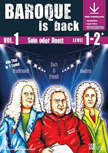 Baroque is back Vol.1 für Trompete C (play-along / Notenheft mit Begleit-CD)