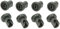 Original AEG Geschirrspüler Grau OBERKORBS WHEELS - Packung mit 8 50286967000