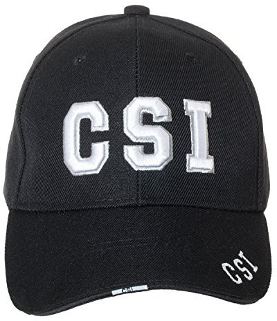 Artisan Owl Baseballkappen, Bestickt, Schwarz, Csi, Einheitsgröße