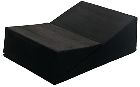 Velinda Sex-Keil keilförmiges Sex-Kissen Liebeskissen Sexmöbel Liebesmöbel Erotikmöbel (Farbe: schwarz)