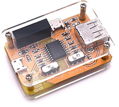 DollaTek USB Isolator 1500V Isolator ADUM4160 USB-zu-USB-Isolatormodul Audio-Rauschunterdrücker Industrieller Isolatorschutz