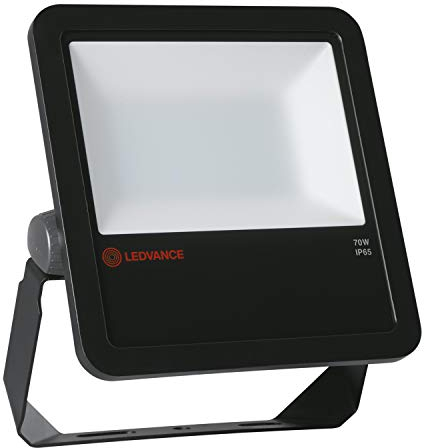 LEDVANCE Fluter LED: für Wand/Decke/Boden, FLOODLIGHT 70, 70 W, 220…240 V, Cool White, 4000 K, Gehäusematerial: Aluminium, IP65, 1-er-Pack